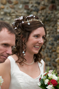 Catherine my younger daughter at her wedding Catherine